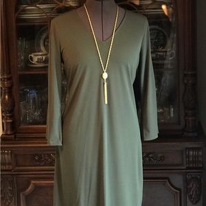 Michael Kors size Medium Olive Green Dress.